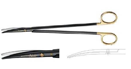 НОІР НЕЛЬСОН-МЕТЦЕНБАУМ НОЖИЦІ ВИГНУТІ 230MM